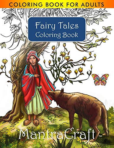 9781945710308: Coloring Book for Adults: Fairy Tales Coloring Book: Stress Relieving Designs for Adults Relaxation