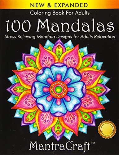 Beispielbild fr Coloring Book For Adults: 100 Mandalas: Stress Relieving Mandala Designs for Adults Relaxation zum Verkauf von Revaluation Books