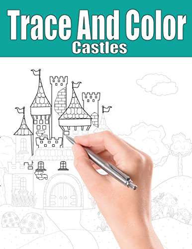 Imagen de archivo de Trace and Color: Castles: Adult Activity Book a la venta por GF Books, Inc.