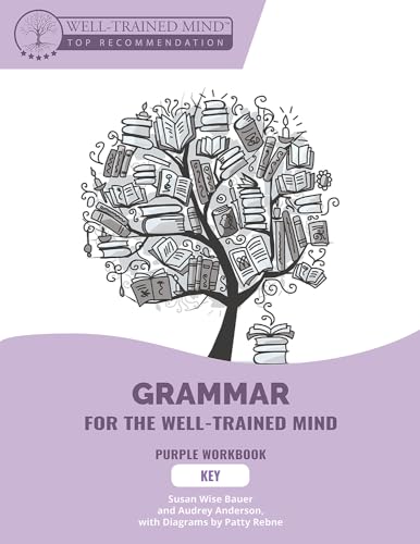 Stock image for Key to Purple Workbook: A Complete Course for Young Writers, Aspiring Rhetoricians, and Anyone Else Who Needs to Understand How English Works (Grammar for the Well-Trained Mind) for sale by Zoom Books Company