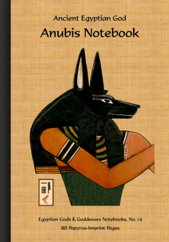 Stock image for Ancient Egyptian God Anubis Notebook: 80 Papyrus-Imprint Pages for sale by GF Books, Inc.