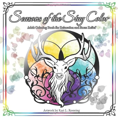 Stock image for Seasons of the Stag Color: Adult Coloring Book for Relaxation and Stress Relief for sale by Revaluation Books