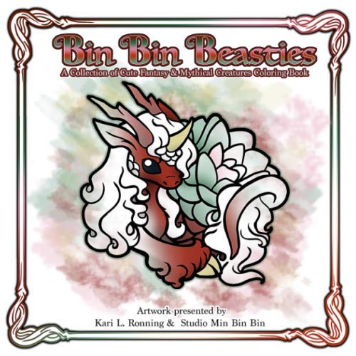Stock image for Bin Bin Beasties: A Collection of Cute Fantasy & Mythical Creatures Coloring Book for sale by GF Books, Inc.