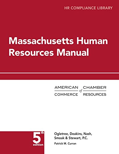 Stock image for Massachusetts Human Resources Manual: HR Compliance Library for sale by ThriftBooks-Atlanta