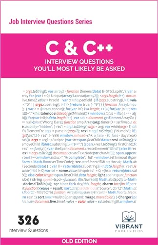 Stock image for C and C++ Interview Questions You'll Most Likely Be Asked for sale by Better World Books