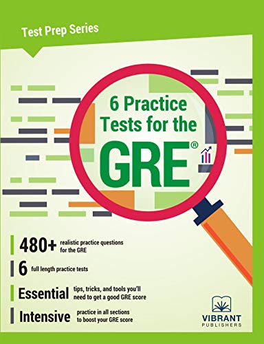 Stock image for 6 Practice Tests for the GRE (Test Prep Series) for sale by HPB-Diamond