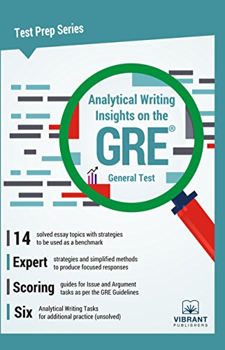Beispielbild fr Analytical Writing Insights on the GRE General Test: Volume 20 (Test Prep Series) zum Verkauf von Reuseabook