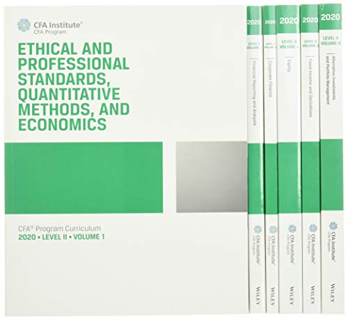 9781946442956: CFA Program Curriculum 2020 Level II, Volumes 1-6 Box Set (CFA Curriculum 2020)