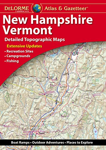 Beispielbild fr Delorme Atlas &amp; Gazetteer: New Hampshire, Vermont zum Verkauf von Blackwell's