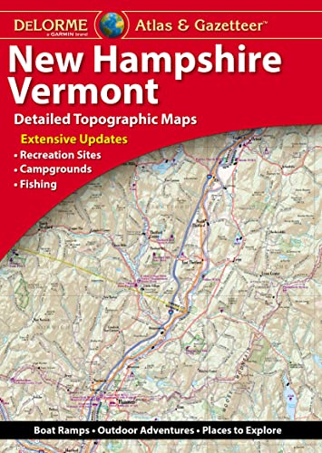 Stock image for DeLorme Atlas & Gazetteer: New Hampshire, Vermont for sale by PlumCircle