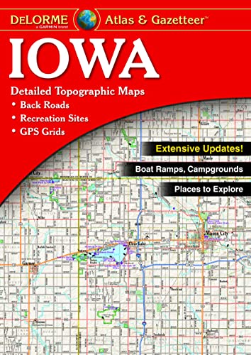 Beispielbild fr Delorme Atlas &amp; Gazetteer: Iowa zum Verkauf von Blackwell's