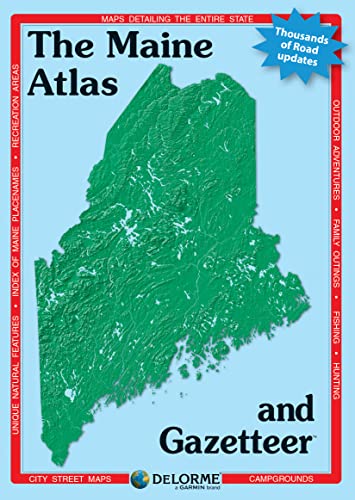 Imagen de archivo de DeLorme Atlas & Gazetteer Maine a la venta por QuasarQuill Books