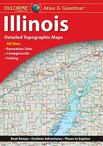 Imagen de archivo de Delorme Atlas & Gazetteer: Illinois a la venta por California Books