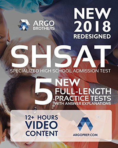 9781946755025: New York City NEW SHSAT Test Prep 2018, Specialized High School Admissions Test (Argo Brothers)