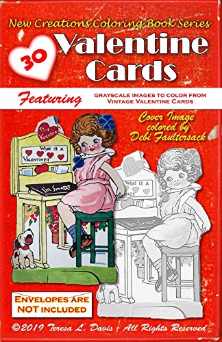 Beispielbild fr New Creations Coloring Book Series: Valentine Cards zum Verkauf von Save With Sam