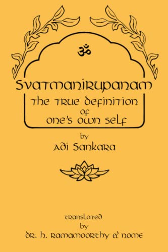 Beispielbild fr Svatmanirupanam zum Verkauf von PBShop.store US