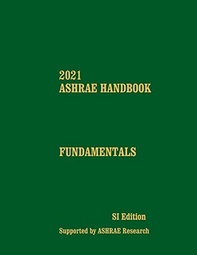 9781947192904: 2021 ASHRAE Handbook -- Fundamentals (SI)