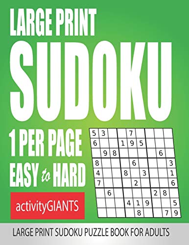 Stock image for Large Print Sudoku 1 Per Page Easy to Hard for sale by Save With Sam