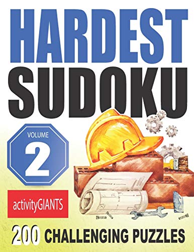 Stock image for Hardest Sudoku Volume 2 200 Challenging Puzzles (Hard Sudoku) for sale by SecondSale