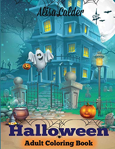 9781947243170: Halloween Coloring Book: Halloween Adult Coloring Book (Adult Coloring Books)