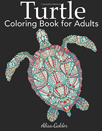 9781947243781: Turtle Coloring Book for Adults (Animal Coloring Books)