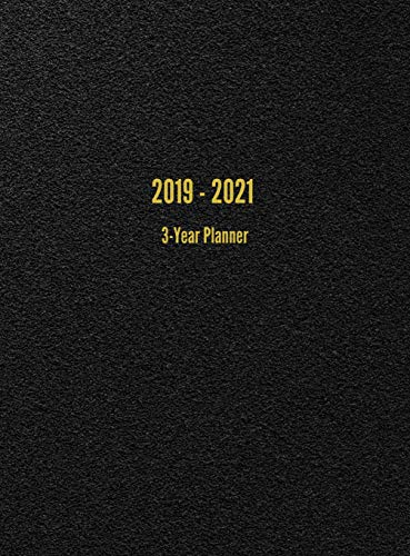 Stock image for 2019 - 2021 3-Year Planner: 36-Month Calendar (Black) for sale by Books From California