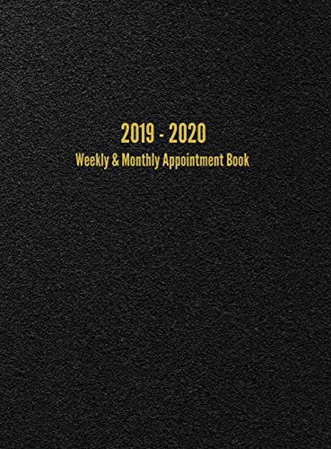 Stock image for 2019 - 2020 Weekly & Monthly Appointment Book: July 2019 - June 2020 Planner (Black) for sale by ThriftBooks-Atlanta