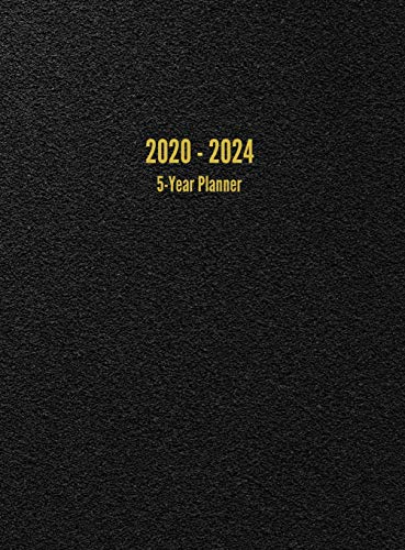Stock image for 2020 - 2024 5-Year Planner: 60-Month Calendar (Black) for sale by Books From California