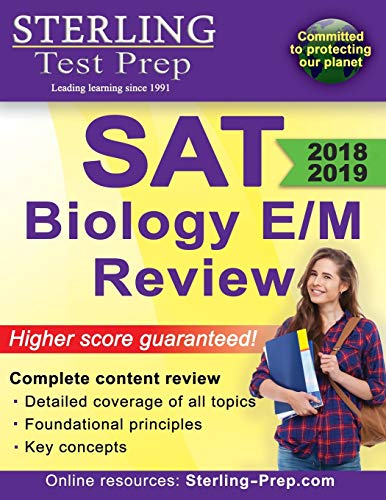 Stock image for Sterling Test Prep SAT Biology E/M Review: Complete Content Review for sale by SecondSale