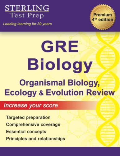 Imagen de archivo de Sterling Test Prep GRE Biology: Review of Organismal Biology, Ecology and Evolution a la venta por SecondSale