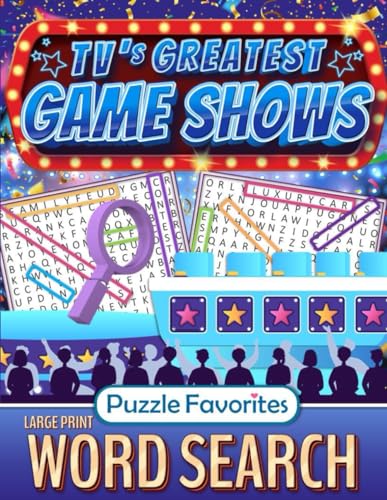 Stock image for Word Search Large Print TV?s Greatest Game Shows: Puzzle Book for Adults Themed Television Show Word Find (TV Word Search Series) for sale by GF Books, Inc.