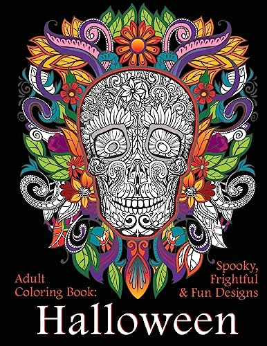 Beispielbild fr Adult Coloring Book: Halloween: Spooky, Frightful & Fun Designs zum Verkauf von GF Books, Inc.