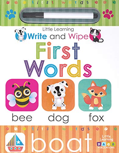 Stock image for Page Publications Collection - Write and Wipe First Words - Early Learning for Children - Best Activity Book - Colorful and Durable Books - Perfect for Age 1 to 4 for sale by SecondSale