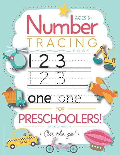 9781948209151: Number Tracing Book for Preschoolers and Kids Ages 3-5: Trace Numbers Practice Workbook for Pre K, Kindergarten and Kids Ages 3-5 (Math Activity Book)