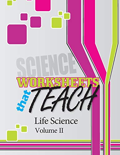 Beispielbild fr Worksheets that Teach: Life Science, Volume II zum Verkauf von Buchpark