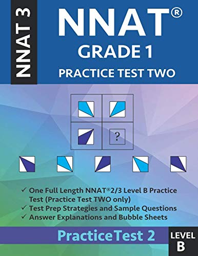 Stock image for NNAT Grade 1 - NNAT3 - Level B: NNAT Practice Test 2: NNAT 3 Grade 1 Level B Test Prep Book for the Naglieri Nonverbal Ability Test. for sale by WorldofBooks