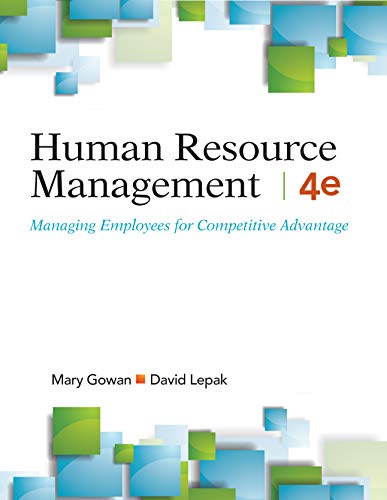 Beispielbild fr Human Resource Management: Managing Employees for Competitive Advantage, 4e (binder-ready loose-leaf w/ course code) zum Verkauf von GF Books, Inc.