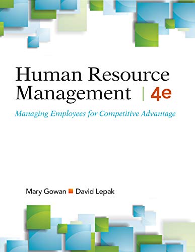 Imagen de archivo de Human Resource Management: Managing Employees for Competitive Advantage, 4e (binder-ready loose-leaf w/ course code) a la venta por BooksRun