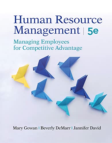 Beispielbild fr Human Resource Management: Managing Employees for Competitive Advantage zum Verkauf von BooksRun