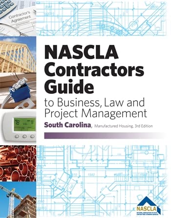Imagen de archivo de South Carolina, Business Management and Law for Manufactured Housing, 3rd Edition a la venta por GF Books, Inc.