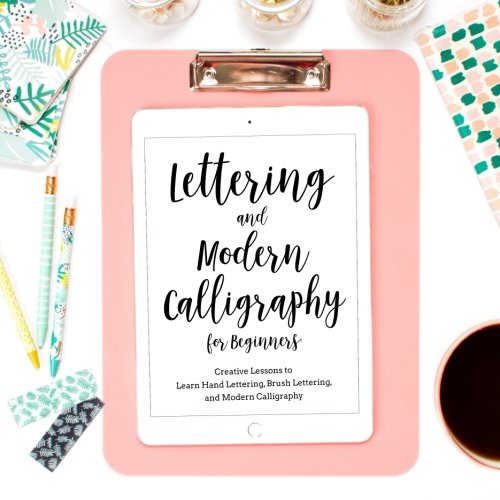 Beispielbild fr Lettering and Modern Calligraphy for Beginners: Creative Lessons to Learn Hand Lettering, Brush Lettering, and Modern Calligraphy zum Verkauf von AwesomeBooks