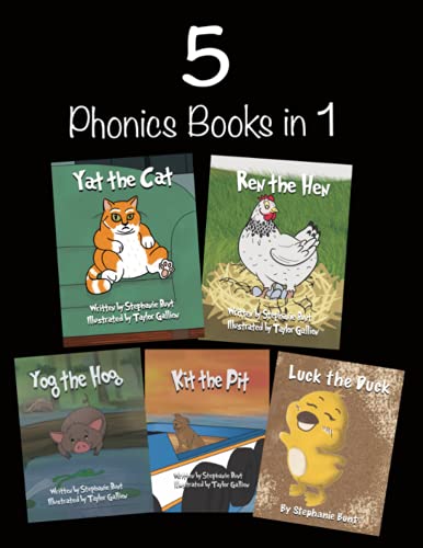 Stock image for 5 Phonics Books in 1: Short Vowel Sounds for sale by Lucky's Textbooks