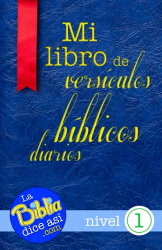 Beispielbild fr Mi libro de versculos bblicos diarios (Spanish Edition) zum Verkauf von GF Books, Inc.