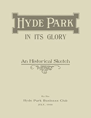 Stock image for Hyde Park in its Glory for sale by PBShop.store US