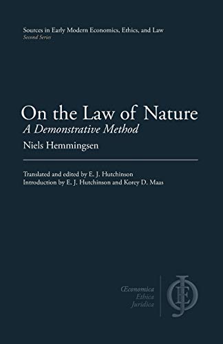 9781949011005: On the Law of Nature: A Demonstrative Method