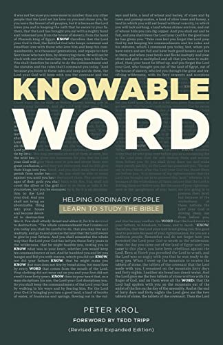 Beispielbild fr Knowable Word: Knowable Word: Helping Ordinary People Learn to Study the Bible zum Verkauf von BooksRun