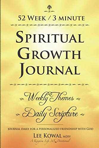 Imagen de archivo de 52 WEEK 3 MINUTE SPIRITUAL GROWTH JOURNAL - Weekly Themes / Daily Scripture: Journal Daily for a Personalized Friendship with God a la venta por SecondSale