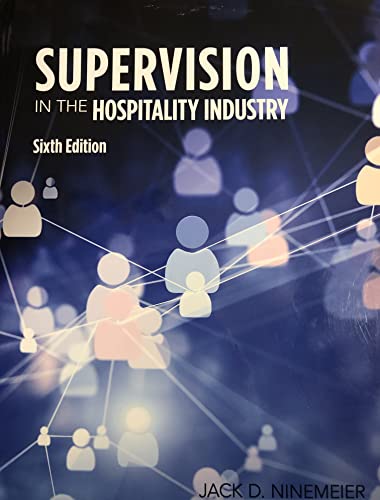 

Supervision in the Hospitality Industry