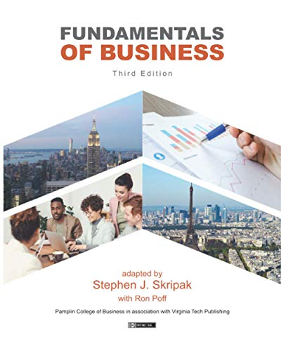 Imagen de archivo de Fundamentals of Business, 3rd Edition (B&W) a la venta por BooksRun