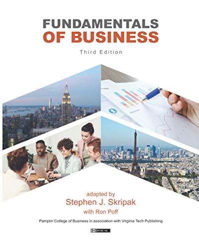 Stock image for Fundamentals of Business, 3rd Edition (B&W) for sale by BooksRun